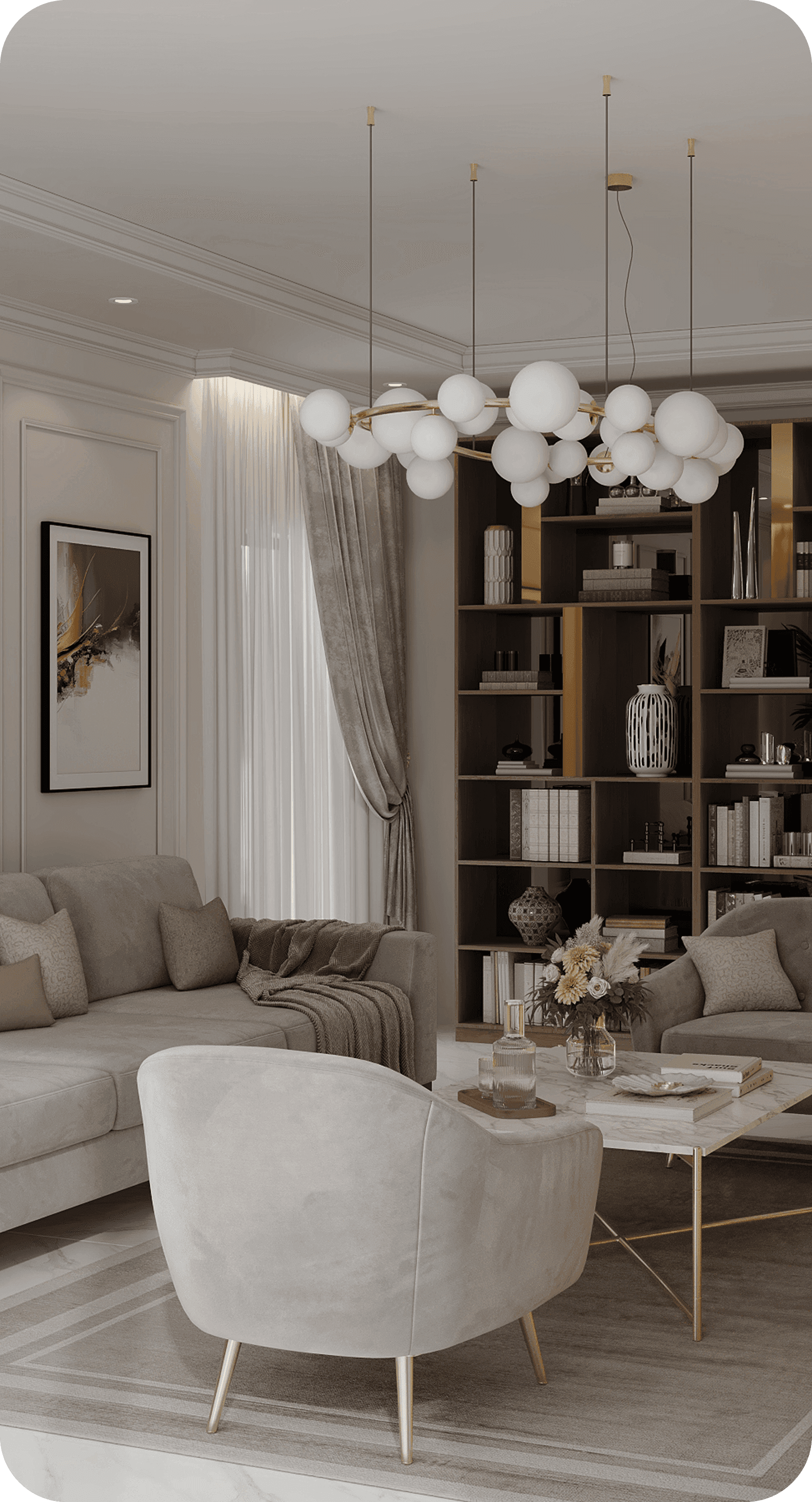 Imagine a unui design interior modern elegant