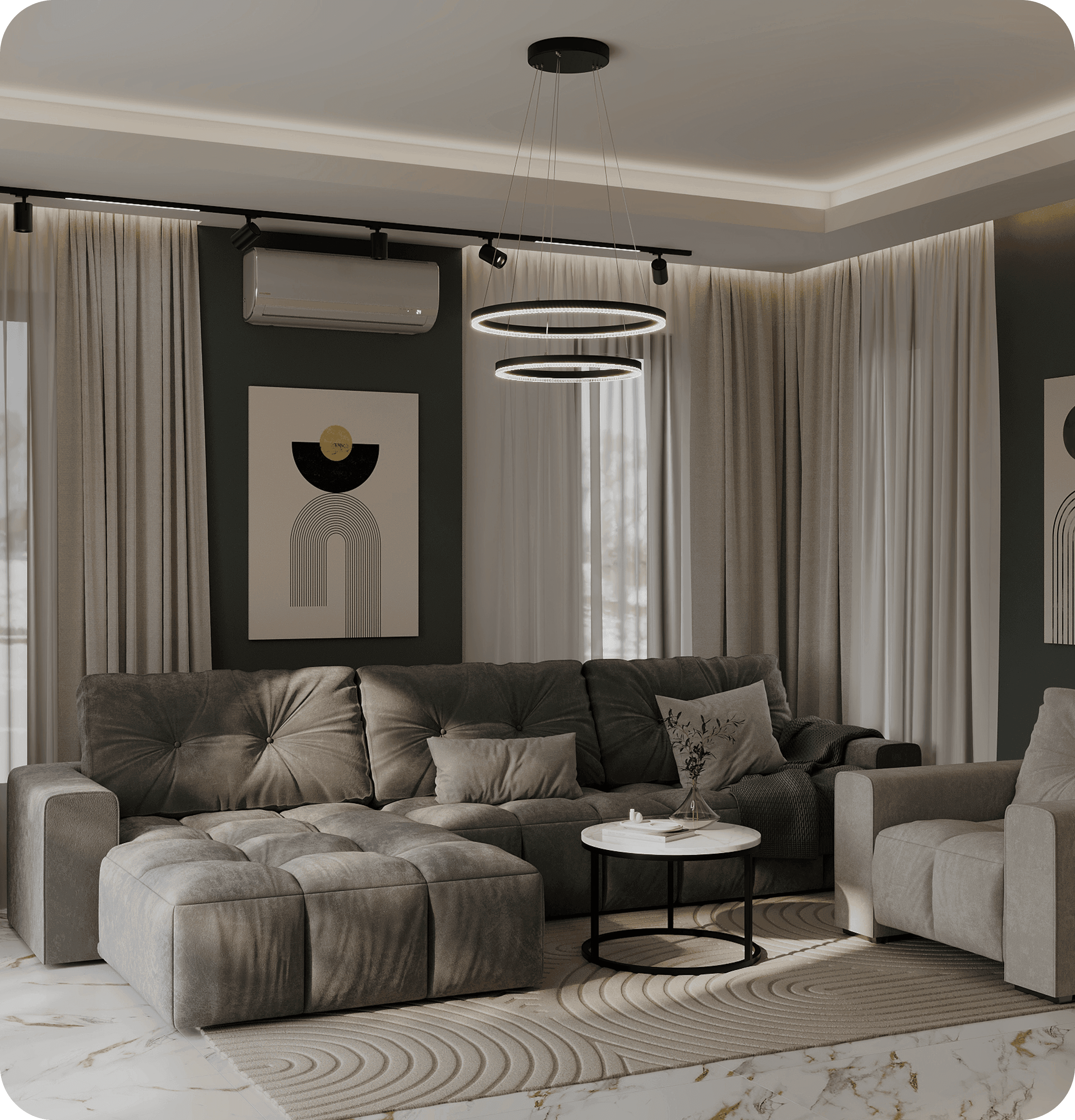 Imagine a unui design interior modern urban